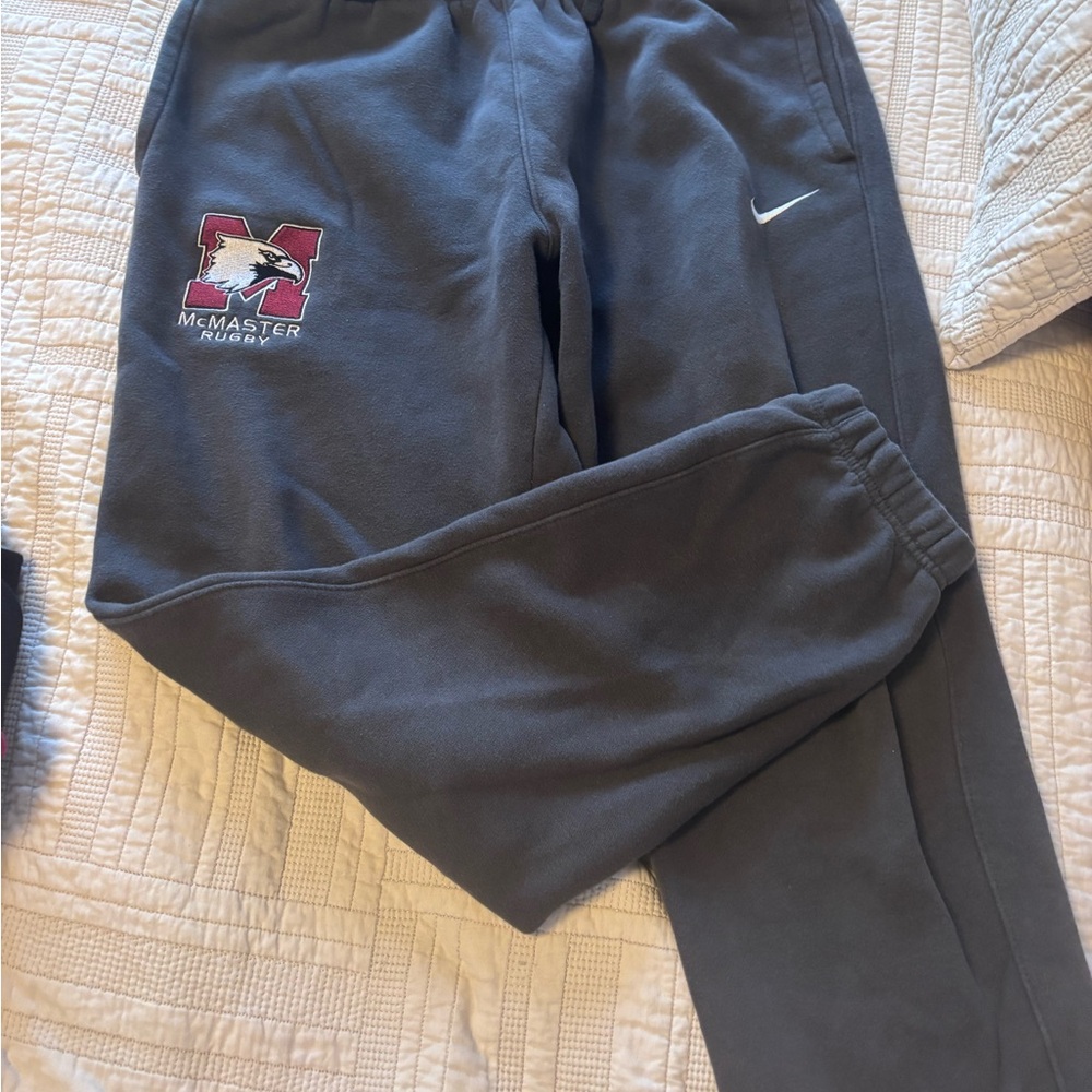 Nike Gray Joggers- McMaster University